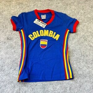 NWT BB Jeans London Colombia Short Sleeve Shirt Women's Size Small